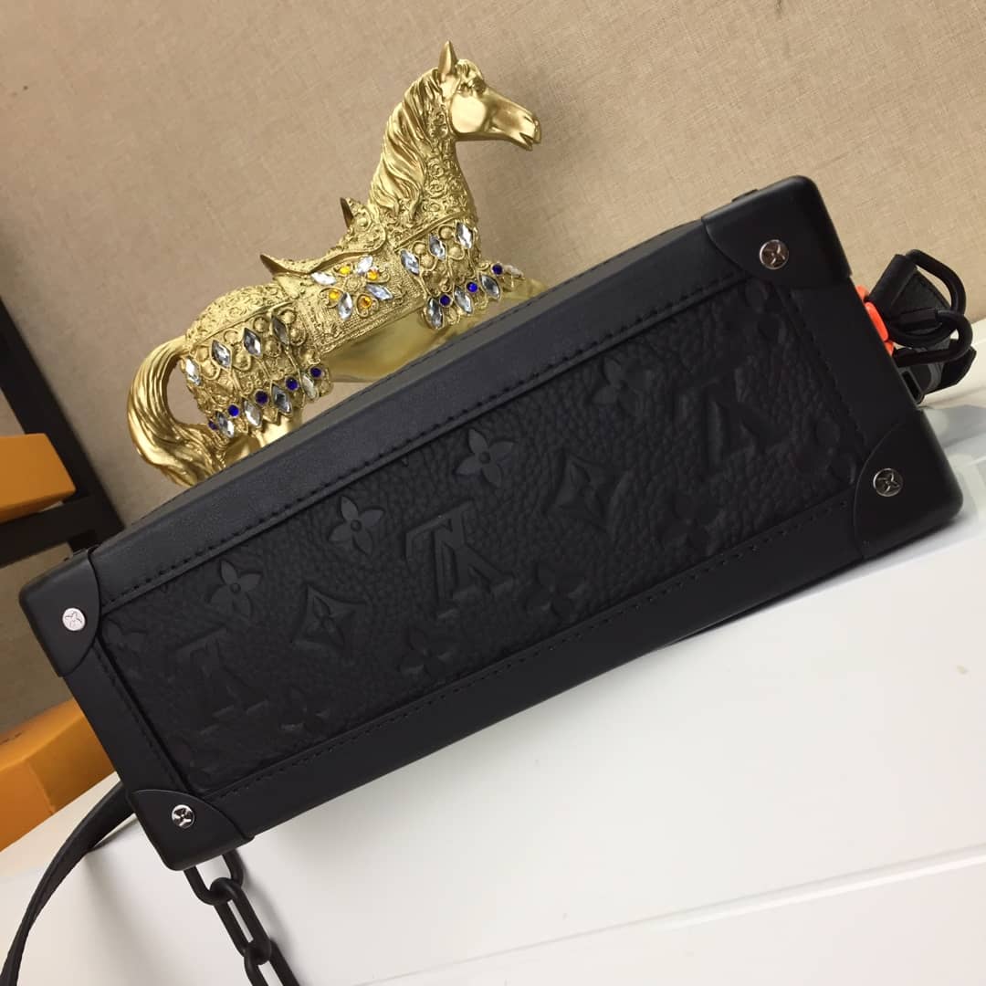 Louis Vuitton Soft Trunk Monogram Replica Black M53288