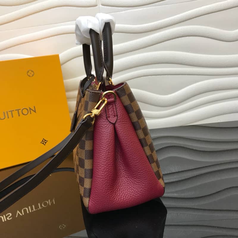 Louis Vuitton Damier Ebene Canvas Brittany Bag Replica Red M41674