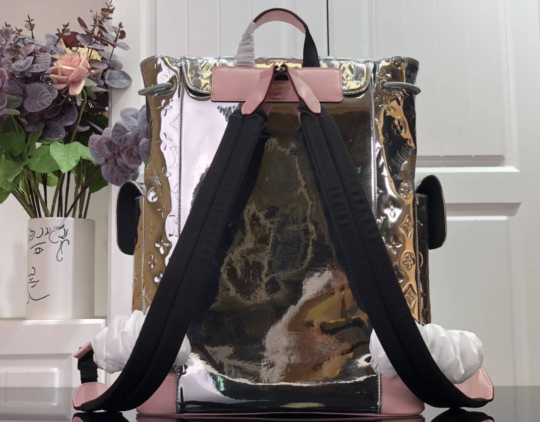 Louis Vuitton Christopher Backpack PM Mirror Coated Canvas M58756