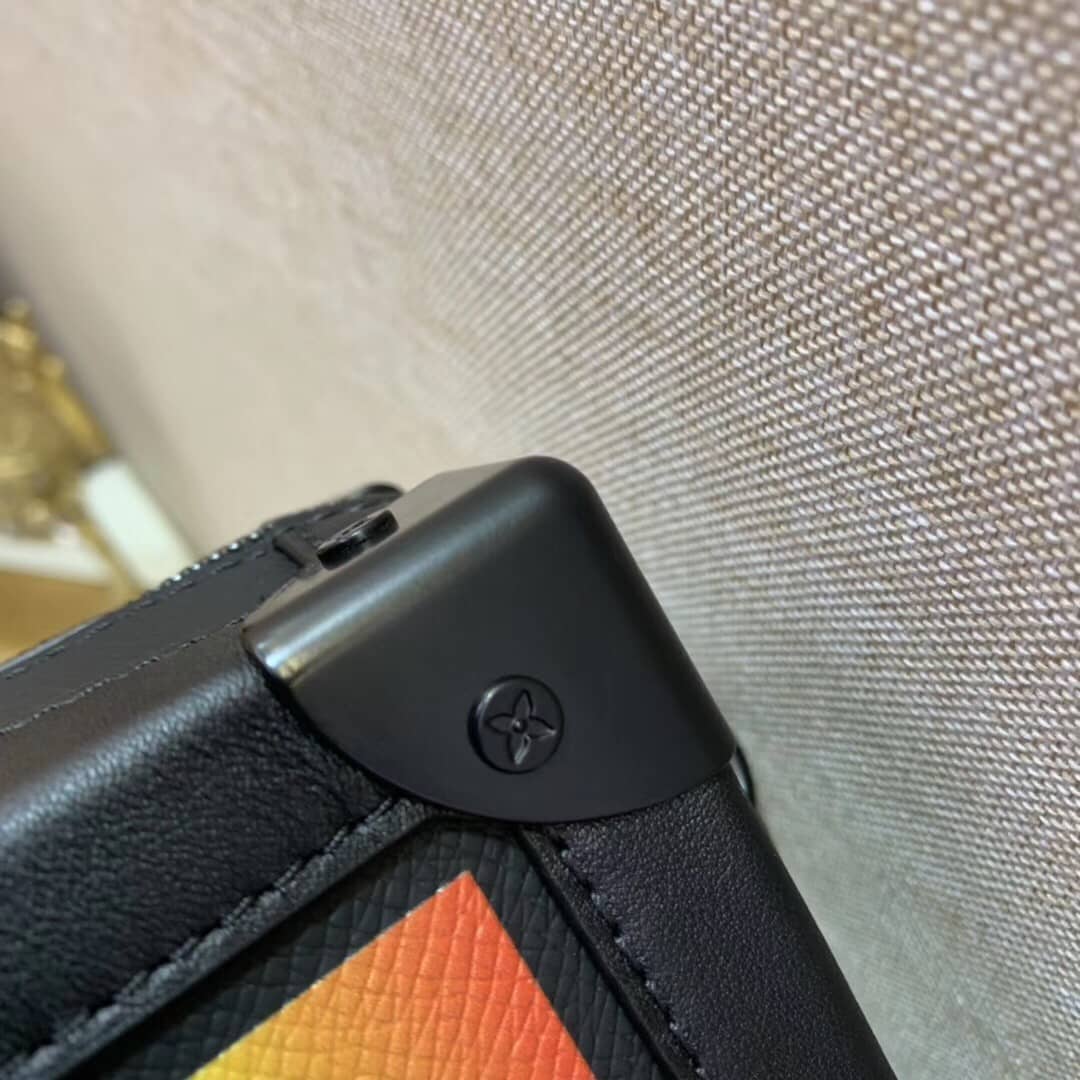 Louis Vuitton Soft Trunk Taiga Leather Rainbow Replica M30341