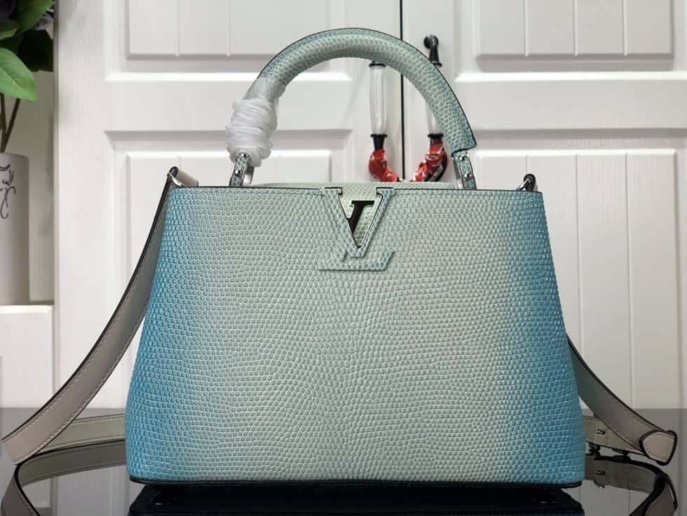 Louis Vuitton Capucines BB Collection Blue N98093 Replica Shoulder Bag