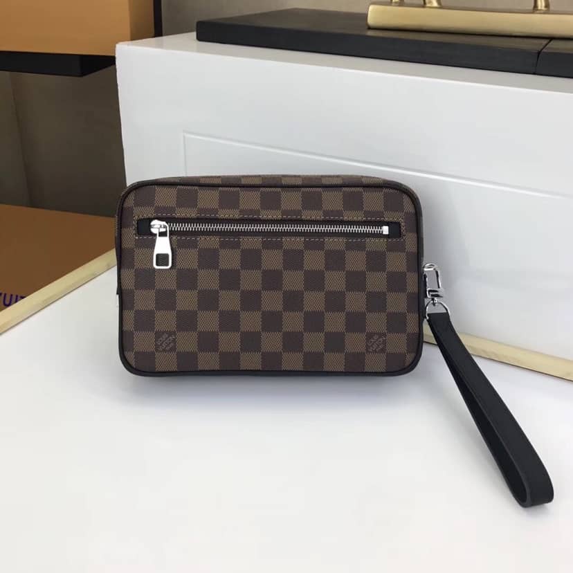Louis Vuitton Kasai Clutch Damier Ebene Canvas Replica N41663