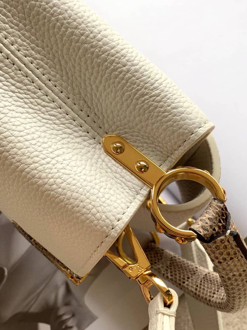 Louis Vuitton Capucines Mini Bag Replica White M55921