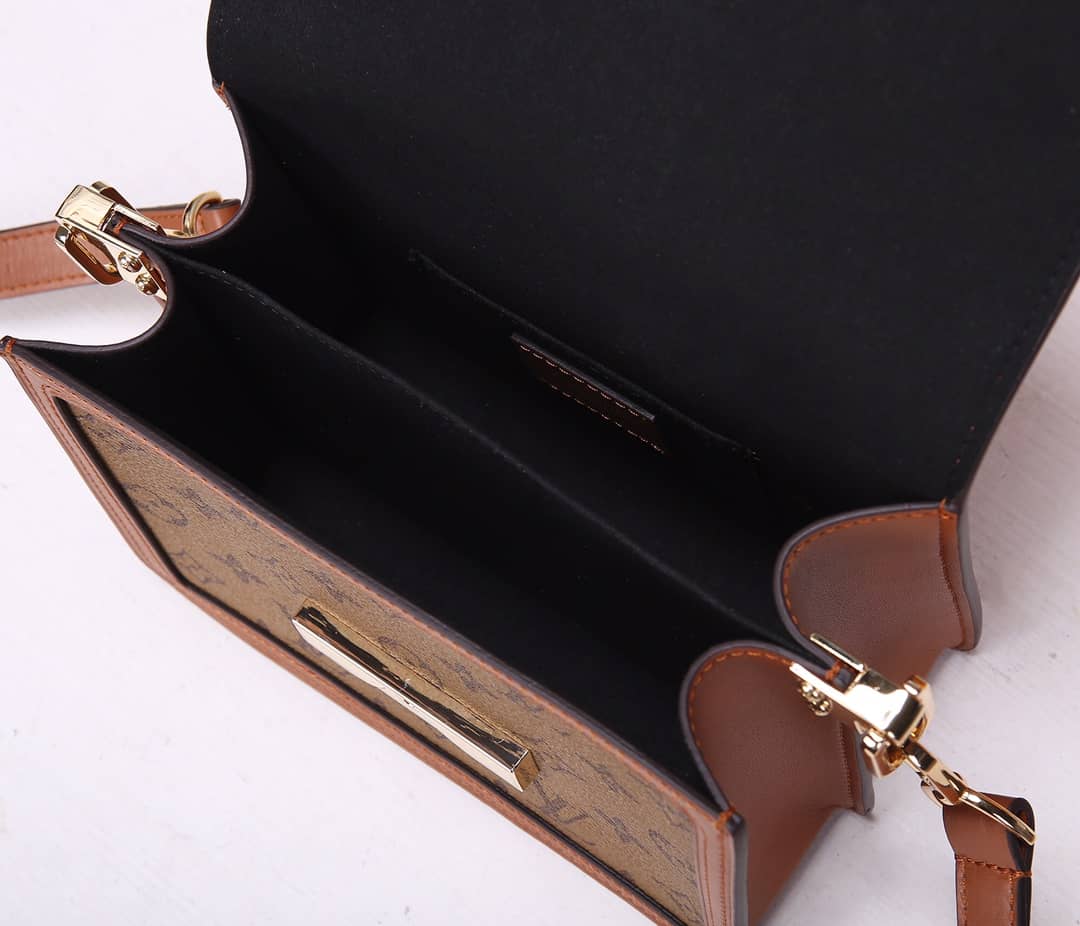 Louis Vuitton Dauphine Mini Monogram Replica Crossbody Bag Brown M44580
