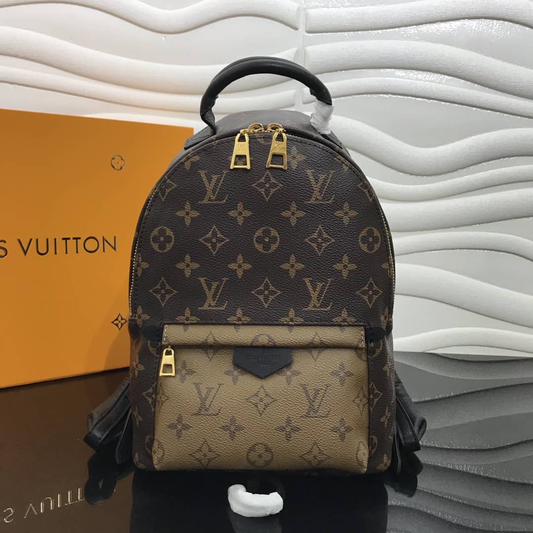 LV Backpack Replica  Palm Springs PM Monogram Reverse M44870
