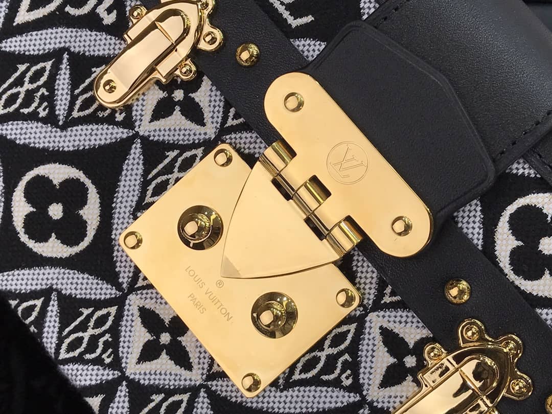 Louis Vuitton Since 1854 Petite Malle Replica Bag Black M57212