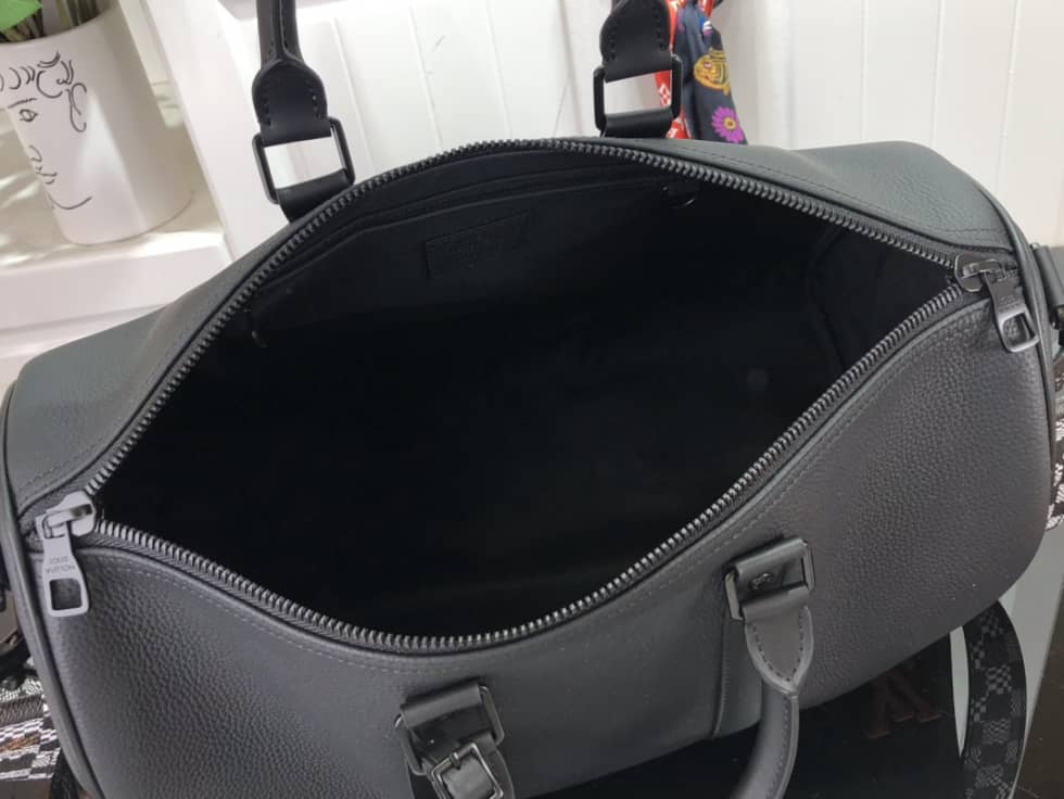 LV Duffle Bag Replica Damier Distorted Keepall Bandouliere 40 M57416