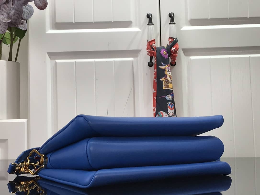 Louis Vuitton Embossed Lambskin Coussin PM Replica Bag Blue M58628