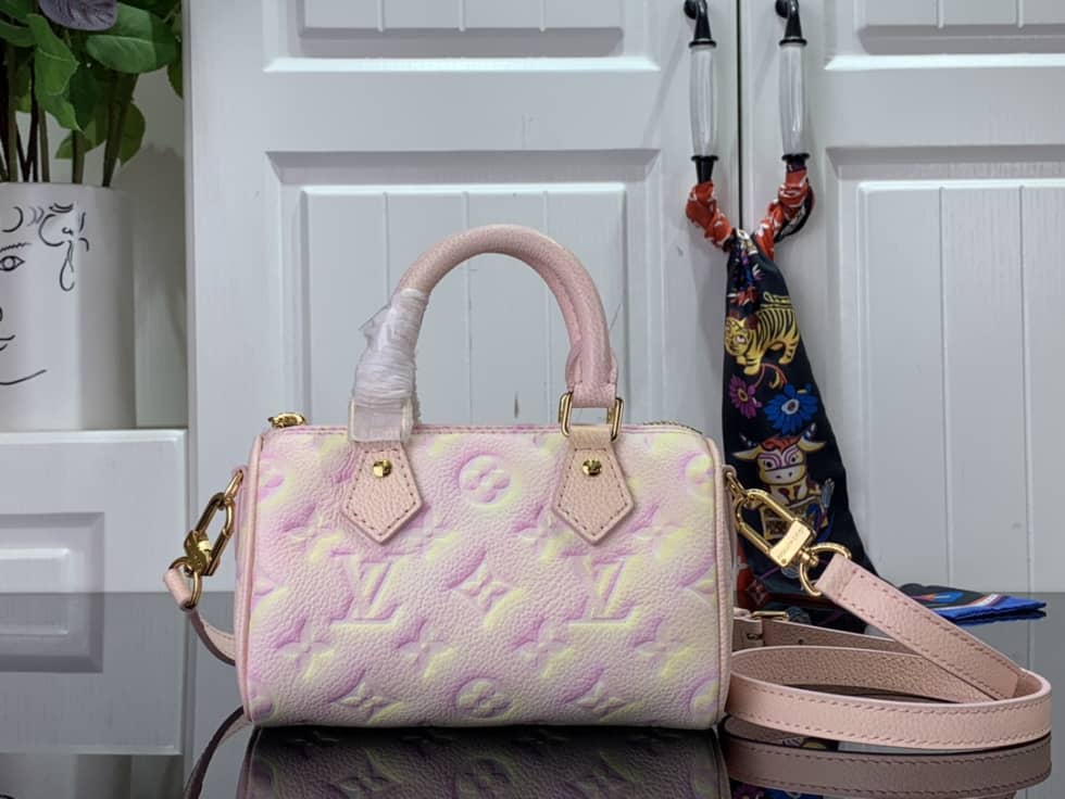 Louis Vuitton Nano Speedy Pink M81508 Replica Shoulder Bag