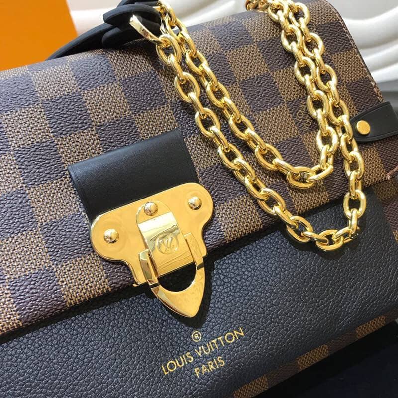 Louis Vuitton Vavin PM Damier Ebene Replica Bag Black N40108
