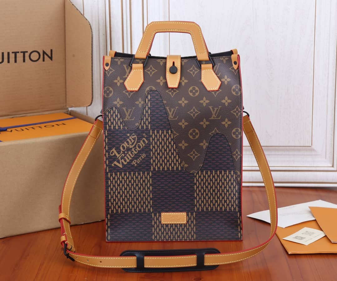 Louis Vuitton x Nigo Damier Ebene Giant Mini N40355 Replica Tote