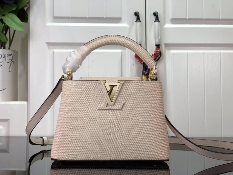 Louis Vuitton Capucines Mini Collection Pink N98093 Replica Shoulder Bag