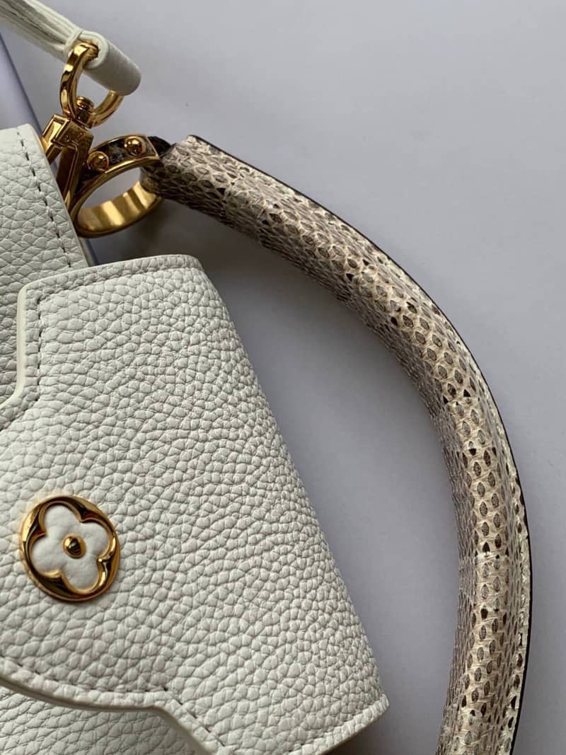 Louis Vuitton Capucines Mini Bag Replica White M55921