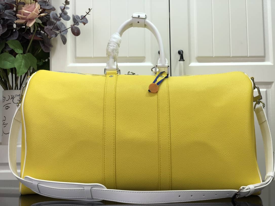 Louis Vuitton Keepall Bandoulière 50 Bag Cowhide Leather Replica M58748