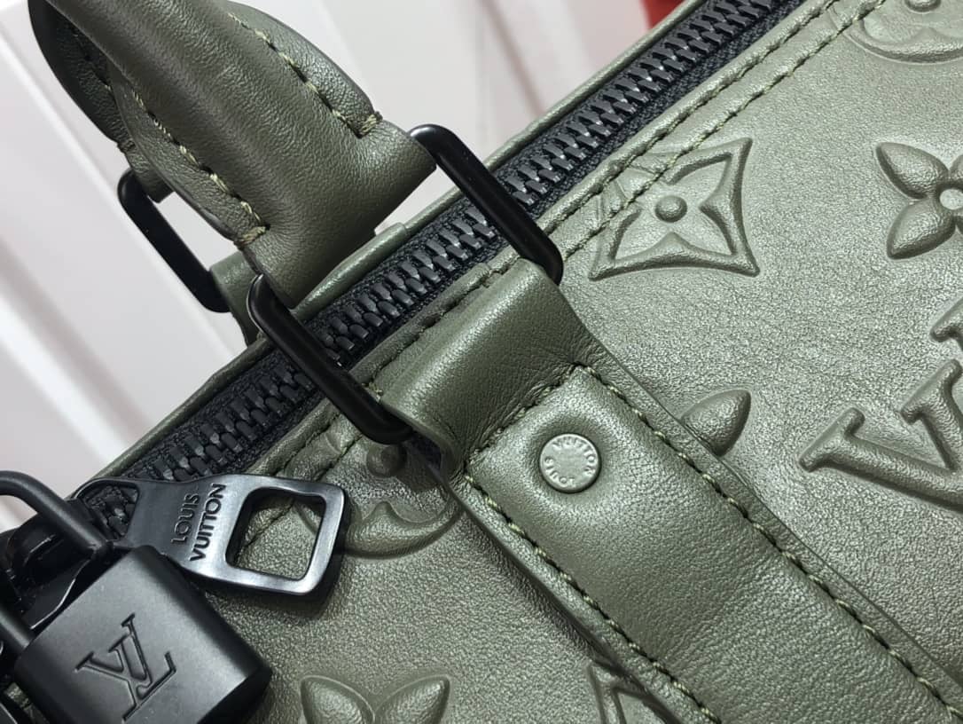 Louis Vuitton Keepall Bandouliere x Nigo Monogram Replica Stripes Green M40567