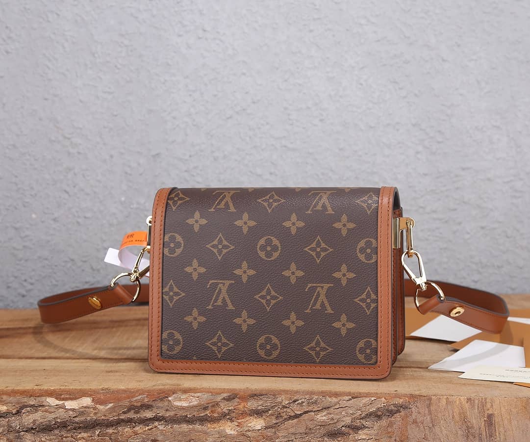 Louis Vuitton Dauphine Mini Monogram Replica Crossbody Bag Brown M44580