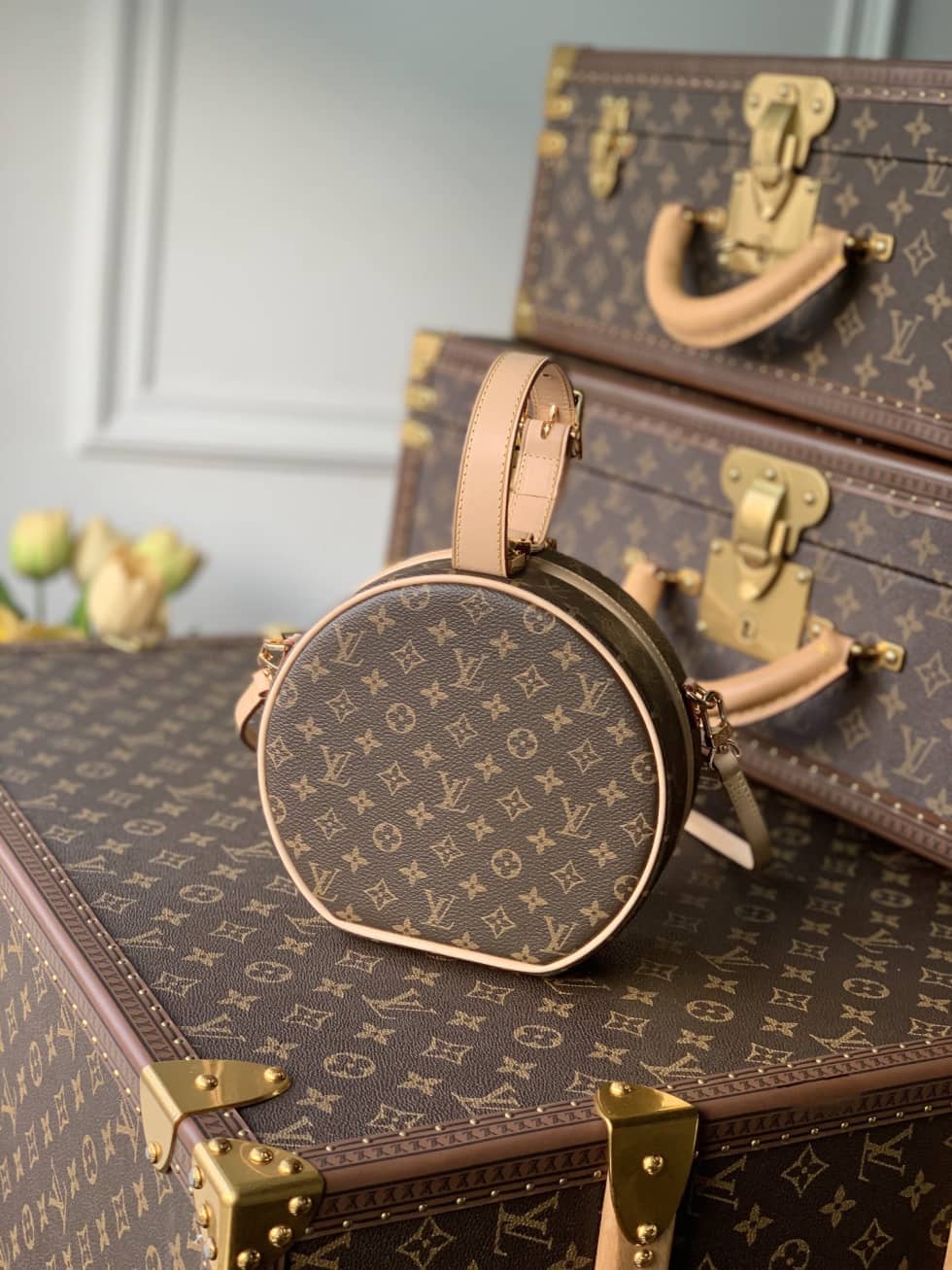 Louis Vuitton Monogram Petite Boite Chapeau PM M43514 Replica Crossbody Bag