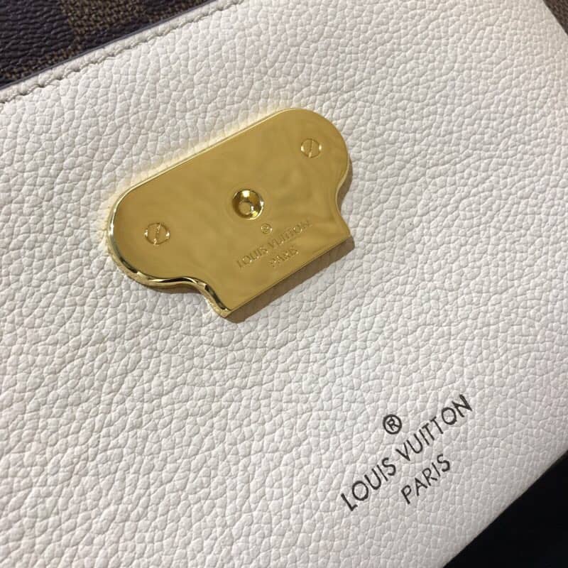 Louis Vuitton Vavin PM Damier Ebene Replica Shoulder Bag White N40113