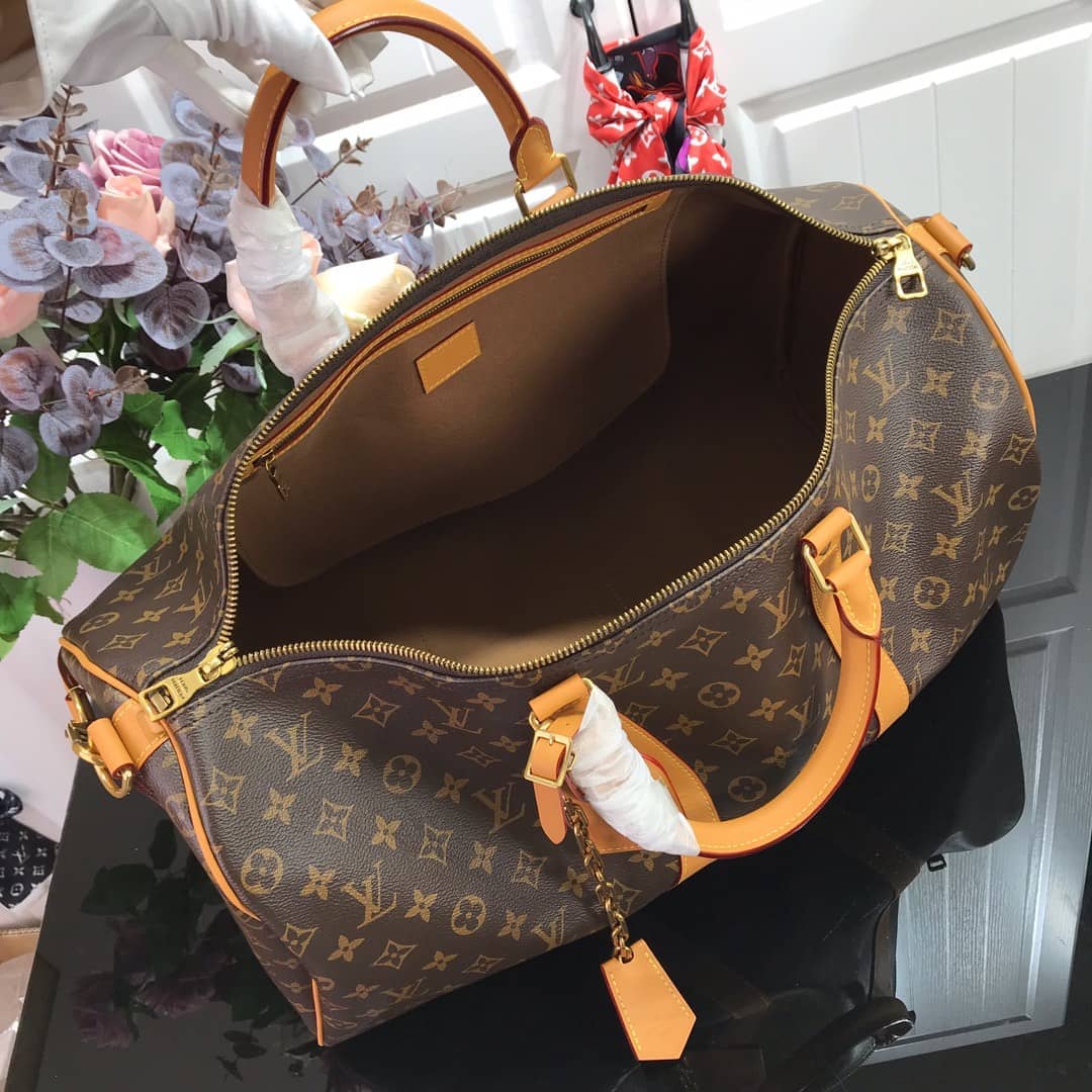 LV Duffle Bag Replica Keepall 50 Virgil Monogram M44880
