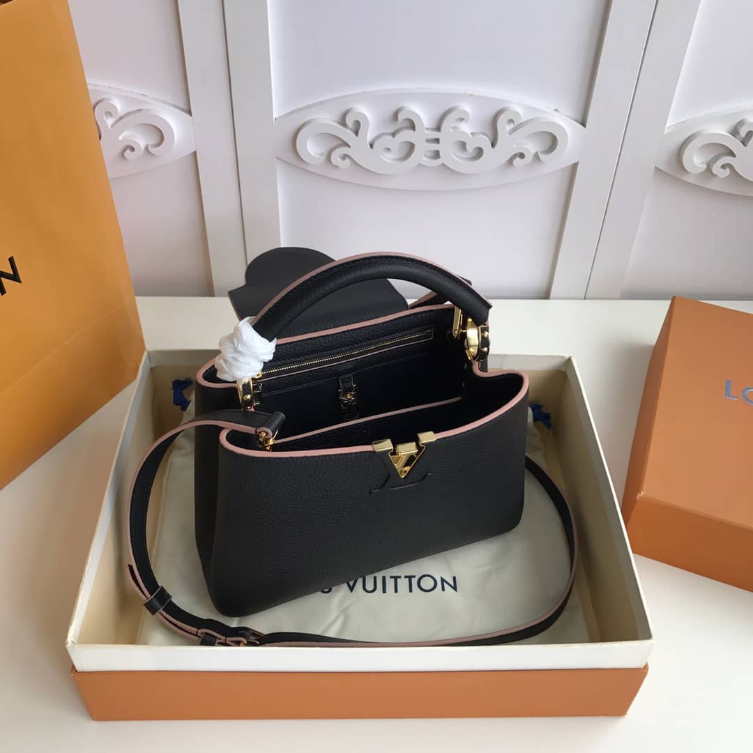 Louis Vuitton Capucines BB Taurillon Replica Leather Bag M53854