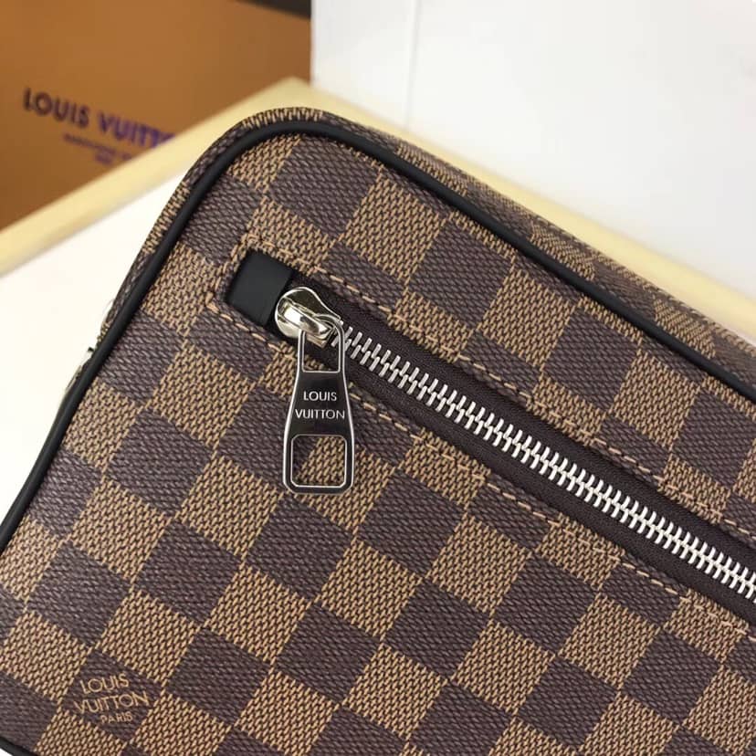 Louis Vuitton Kasai Clutch Damier Ebene Canvas Replica N41663