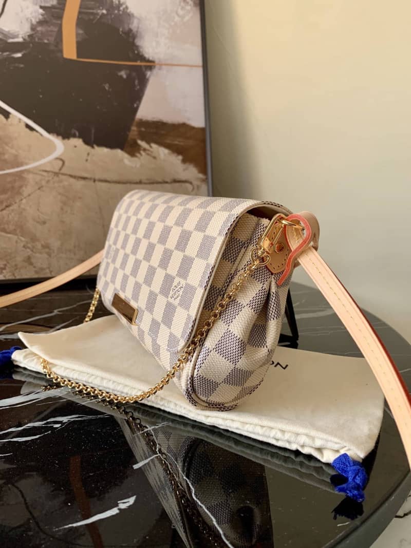 Louis Vuitton Favorite PM Demier Azur Chain Replica Handbag N41277
