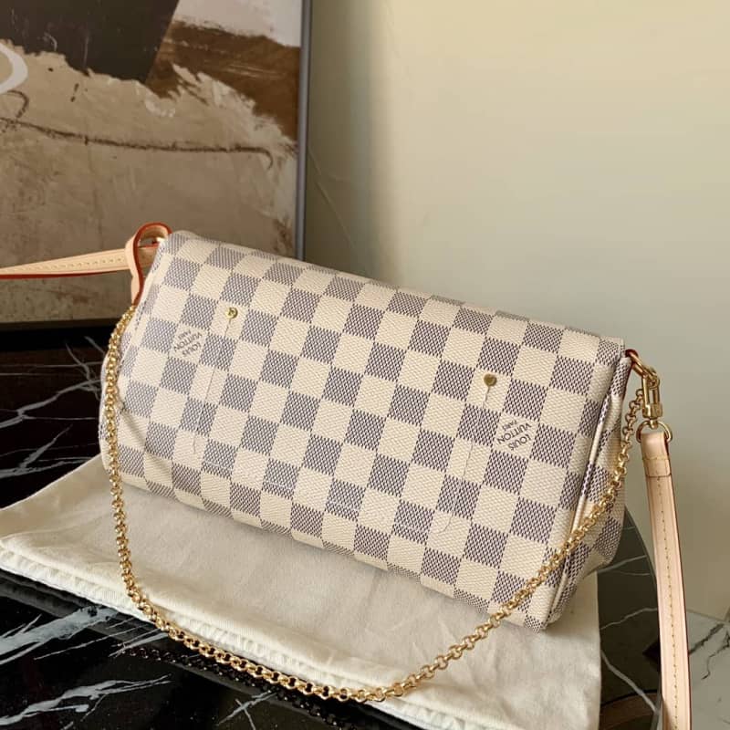 Louis Vuitton Favorite PM Demier Azur Chain Replica Handbag N41277