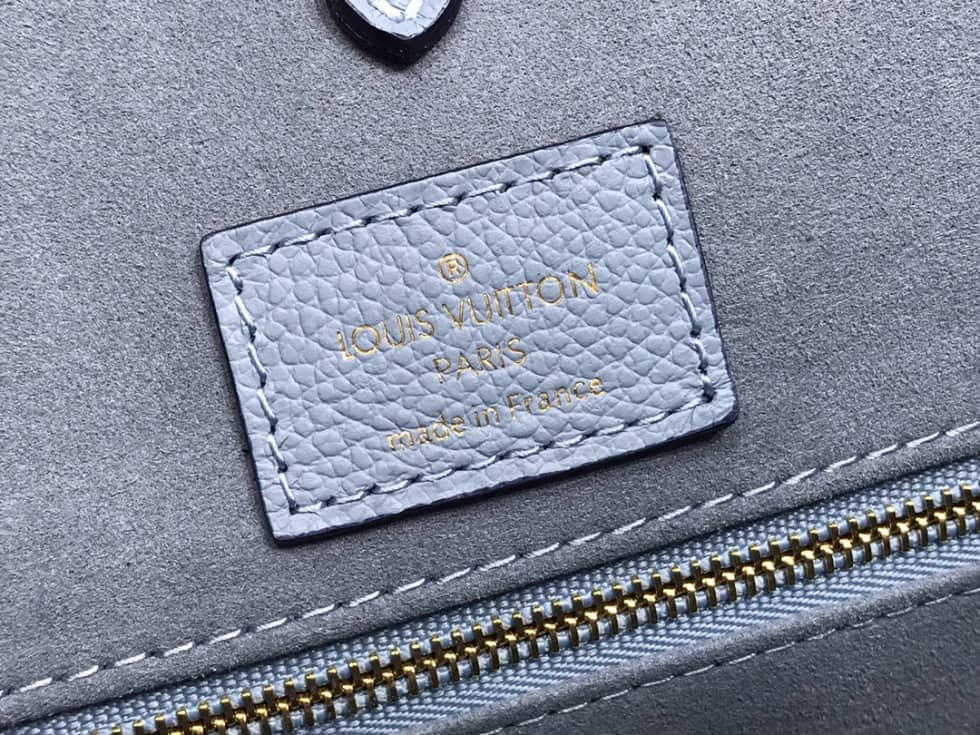 Louis Vuitton OnTheGo Monogram Empreinte MM Blue M45718 Replica Tote