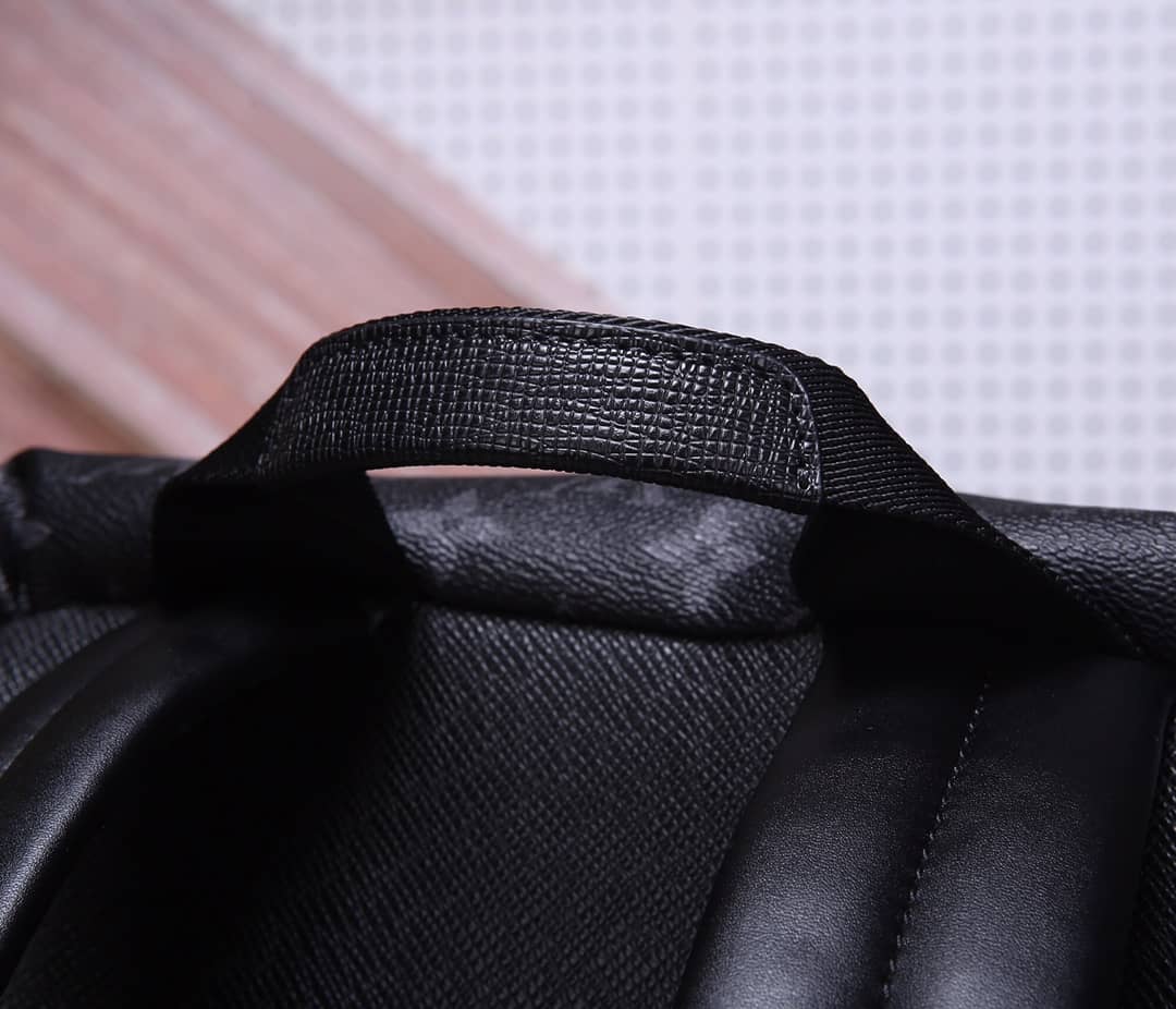 Louis Vuitton Discovery PM Leather Canvas Black M30230 Replica Backpack