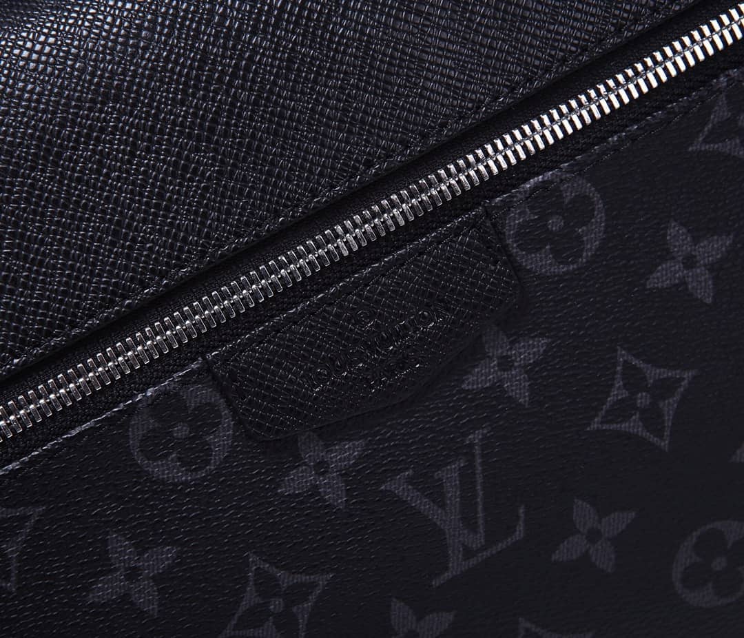 Louis Vuitton Discovery PM Leather Canvas Black M30230 Replica Backpack
