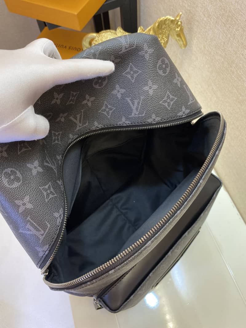 Louis Vuitton Monogram Eclipse Canvas Apollo Discovery Replica Backpack PM M45218