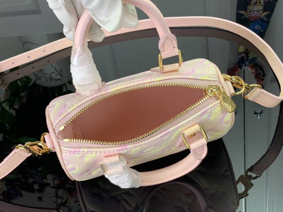 Louis Vuitton Nano Speedy Pink M81508 Replica Shoulder Bag