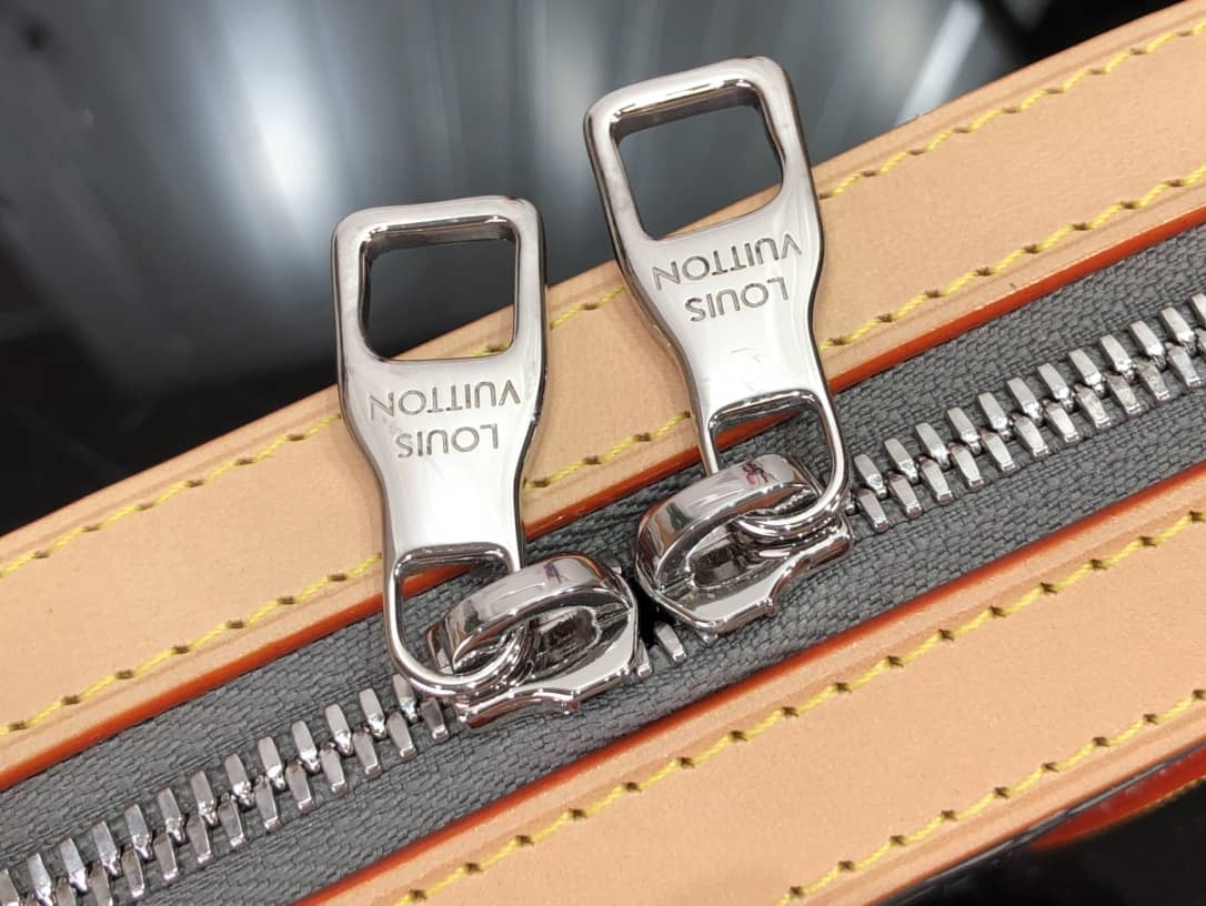 Louis Vuitton Soft Trunk Monogram Mirror Coated Canvas Replica Bag Silver M45880