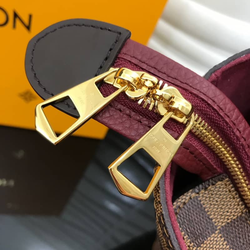 Louis Vuitton Jersey Damier Ebene Canvas Magnolia Bag Replica Purple N44041