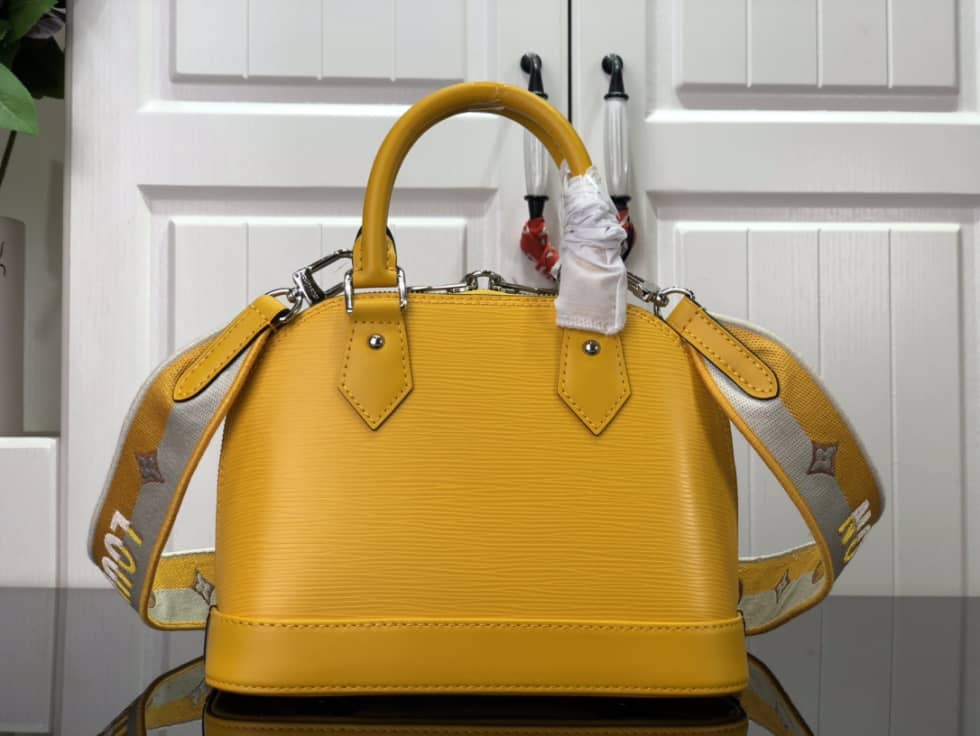 Louis Vuitton Alma BB Epi Leather Yellow M59357 Replica Shoulder Bag