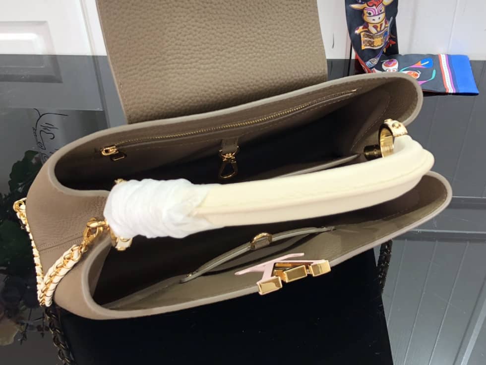 Louis Vuitton Capucines MM Brown M59516 Replica Shoulder Bag