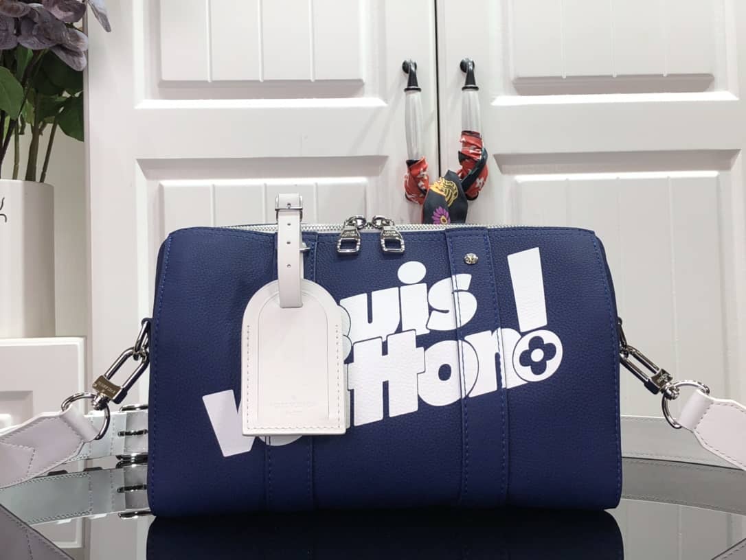 Louis Vuitton City Keepall Cowhide Replica Shoulder Bag M58747