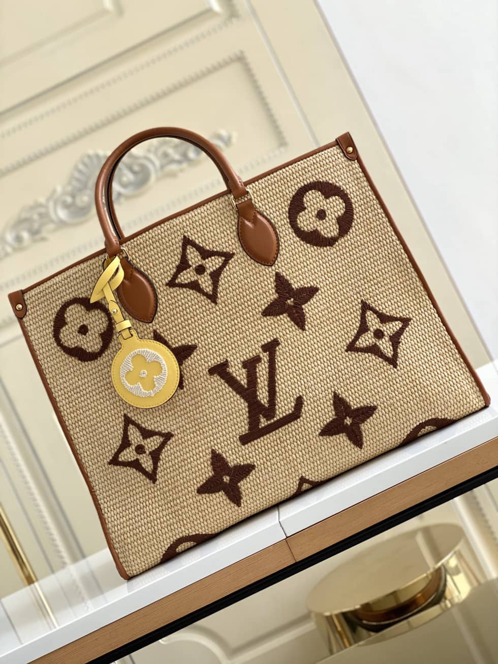 Louis Vuitton OnTheGo Monogram Giant Raffia Tote
