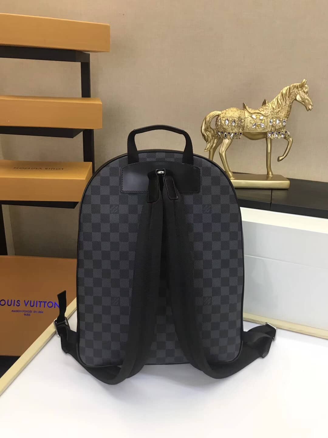 Louis Vuitton Damier Graphite Josh Replica Backpack N41473