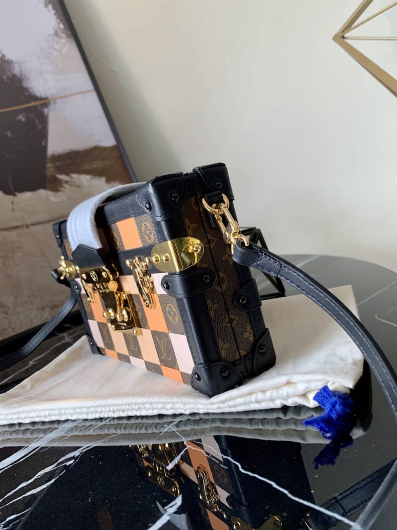 Louis Vuitton Petite Malle Damier Monogram Canvas Replica Box M55519