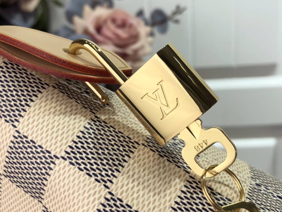 Louis Vuitton Damier Azur Canvas Lena MM Replica Handbag N44040