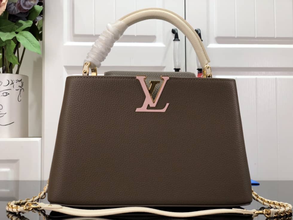 Louis Vuitton Capucines MM Brown M59516 Replica Shoulder Bag