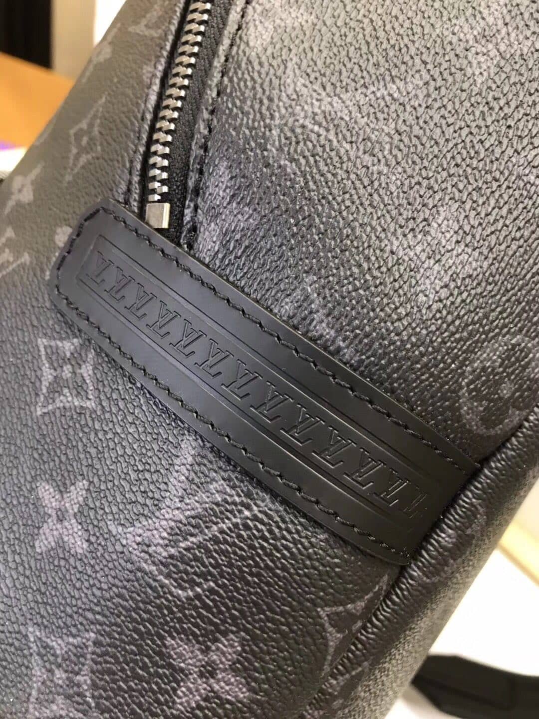 Louis Vuitton Discovery PM Monogram Eclipse Canvas Replica Backpack M43186
