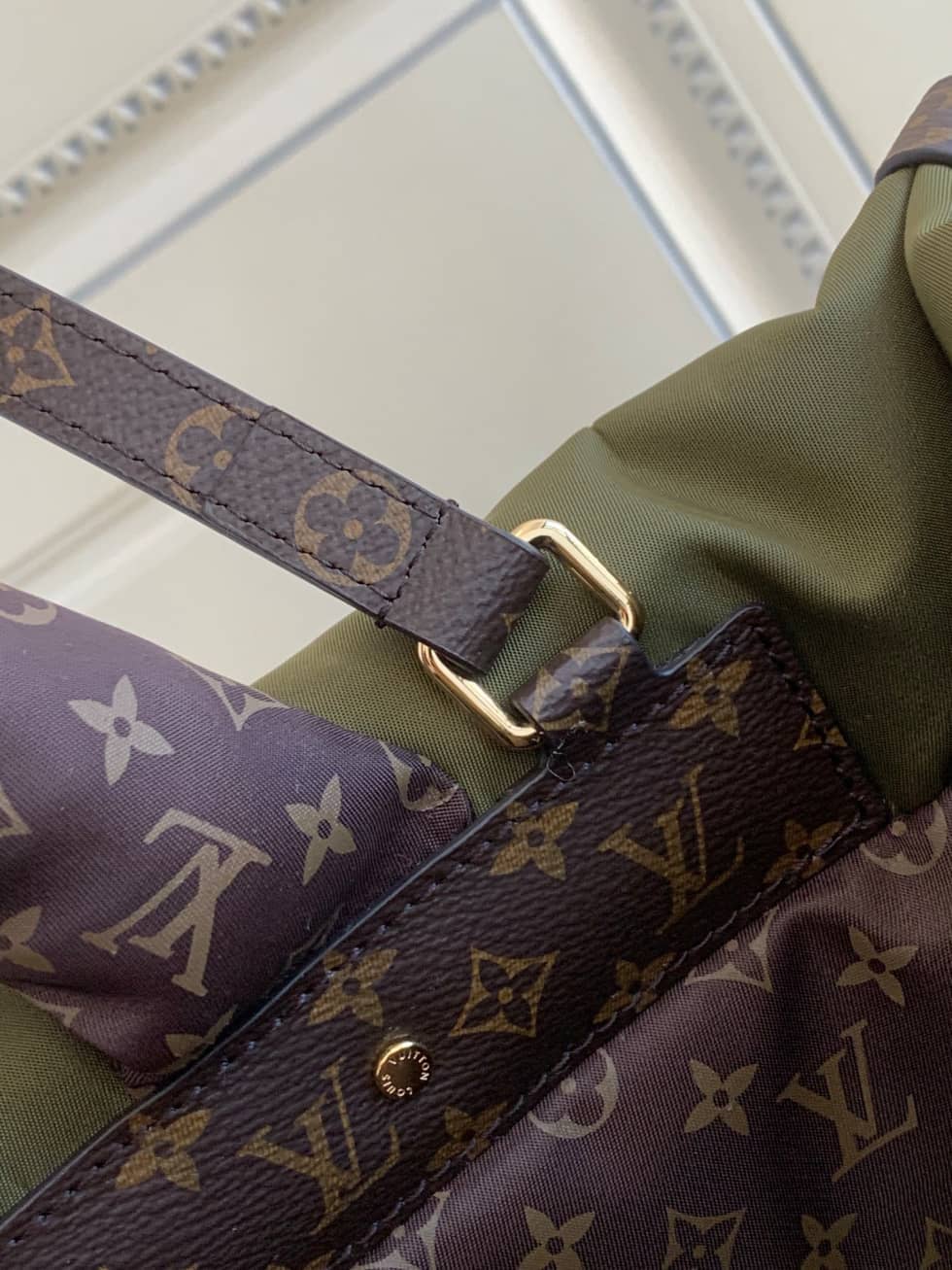 Louis Vuitton Onthego GM Nylon Monogram Pilow Giant Green M59007 Replica Tote