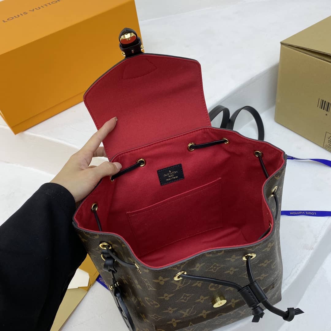 Louis Vuitton Monogram Canvas Montsouris BB Replica Bag M45516 Black