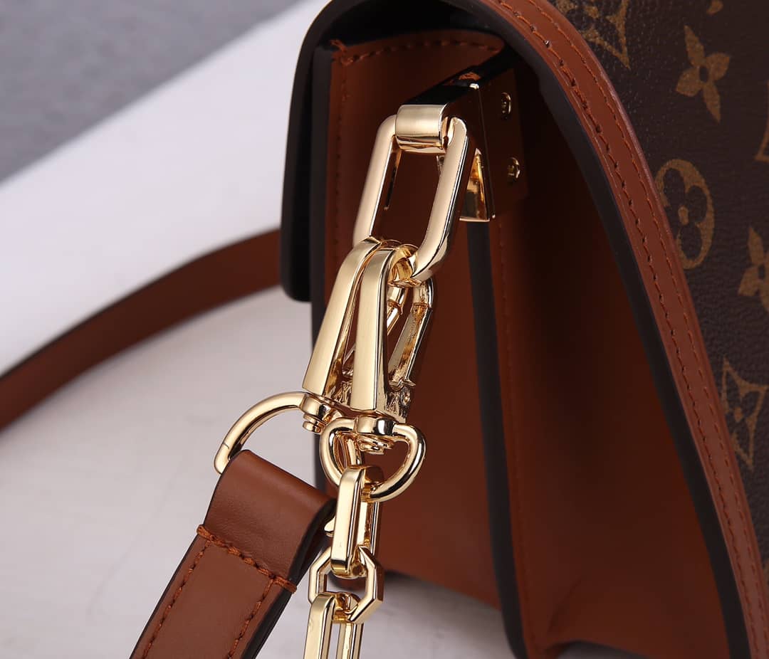 Louis Vuitton Dauphine Mini Monogram Replica Crossbody Bag Brown M44580