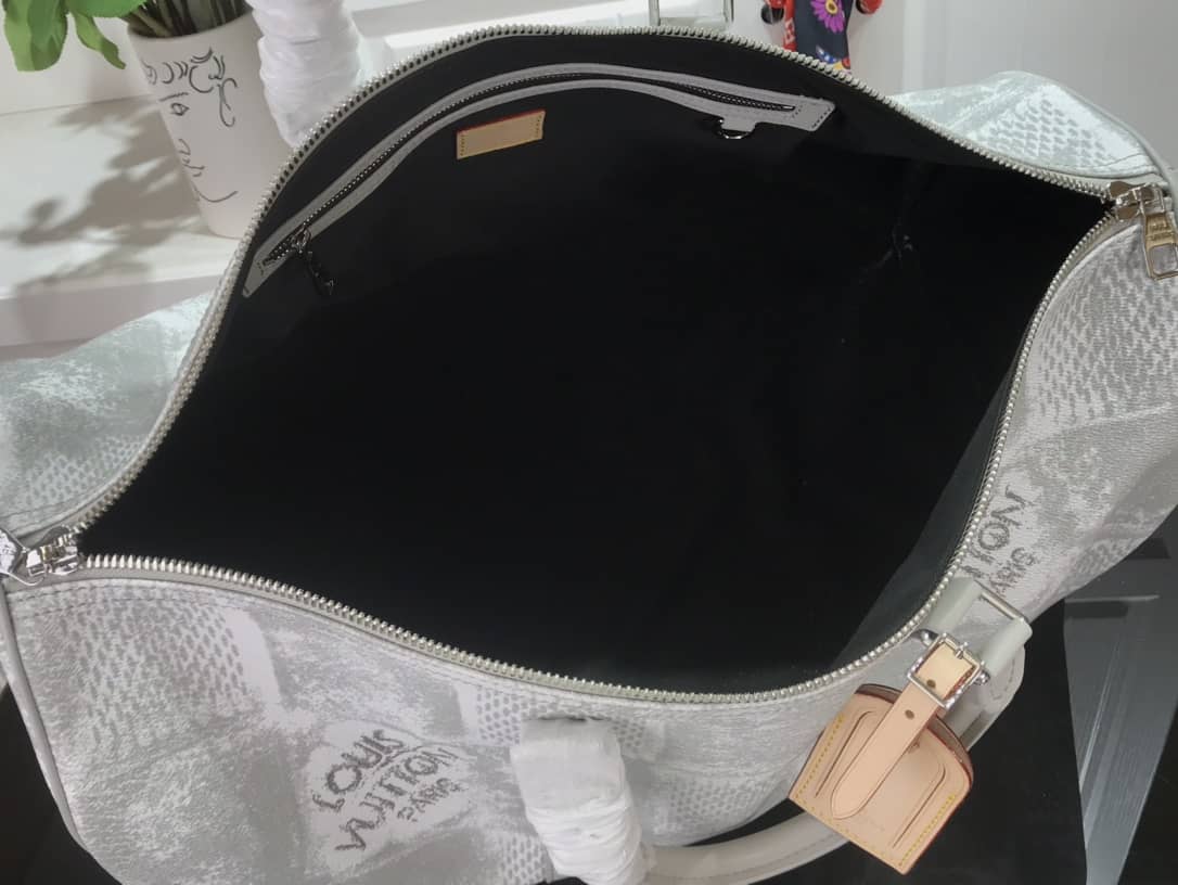 Louis Vuitton Keepall Bandoulière 50 Travel Bag Replica Gray N50069