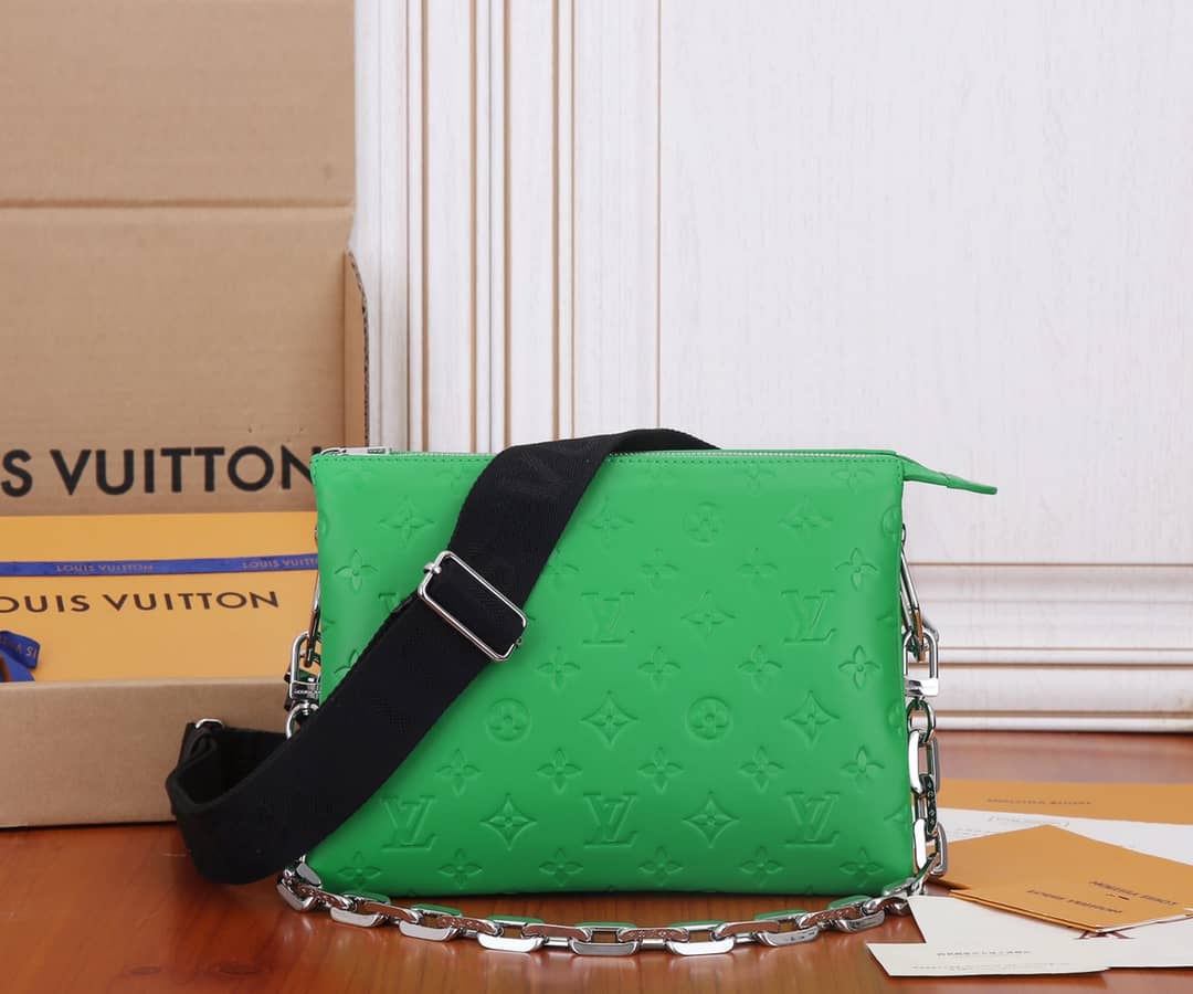 Louis Vuitton Coussin PM Monogram Embossed Replica Crossbody Bag Green M57790