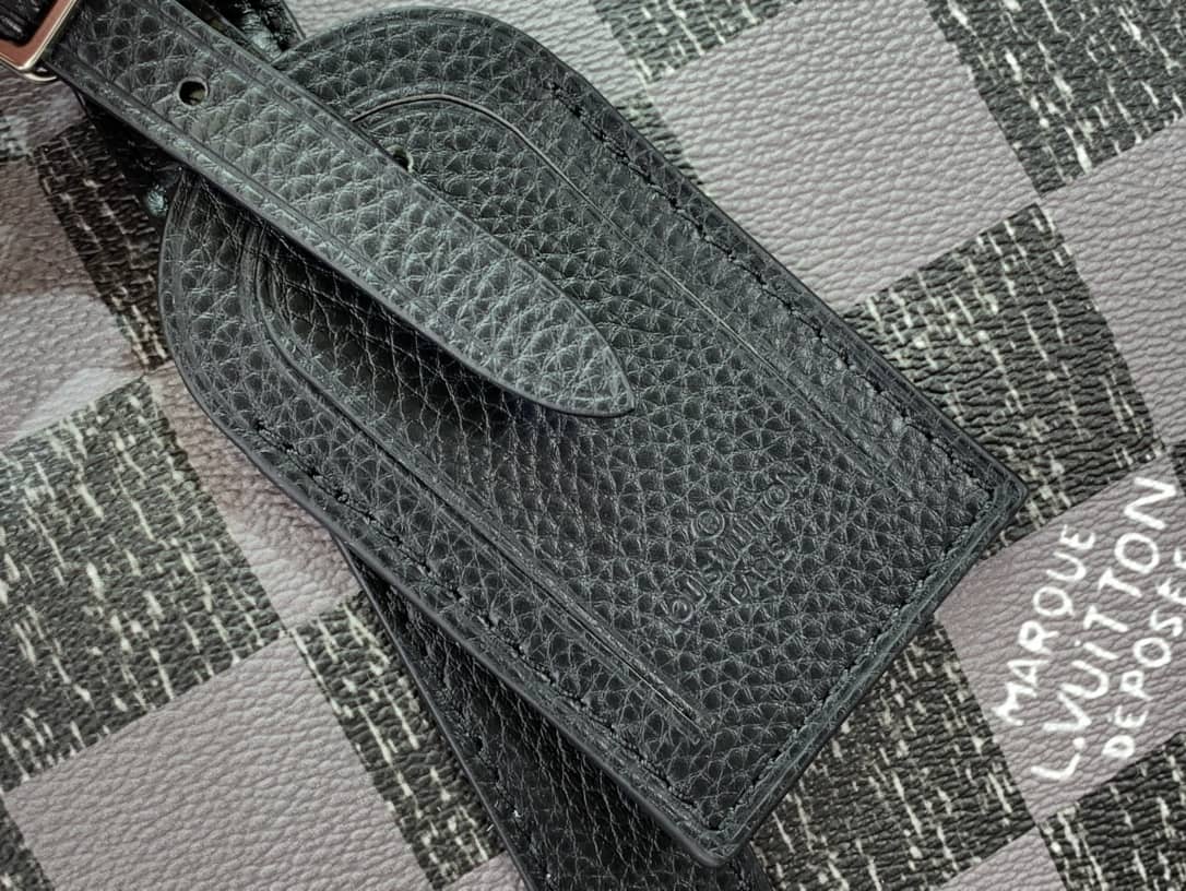 Louis Vuitton Keepall Bandoulière 45 Virgil Abloh Bag Replica Black N80404