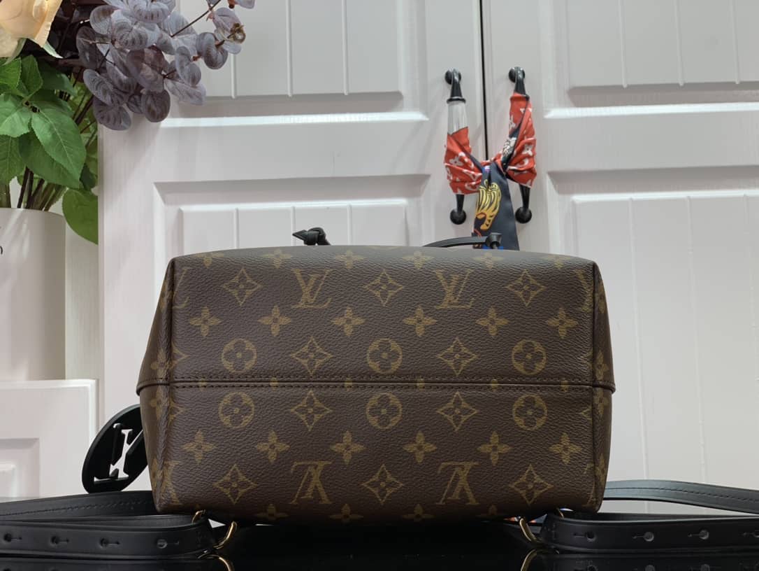 Louis Vuitton Montsouris PM Noir Monogram Replica Backpack M45515